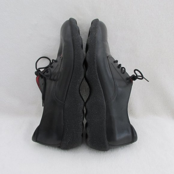 Rockport Women’s Black Leather Platform Lace-up Shoes 7.5 Wide - Picture 5 of 8